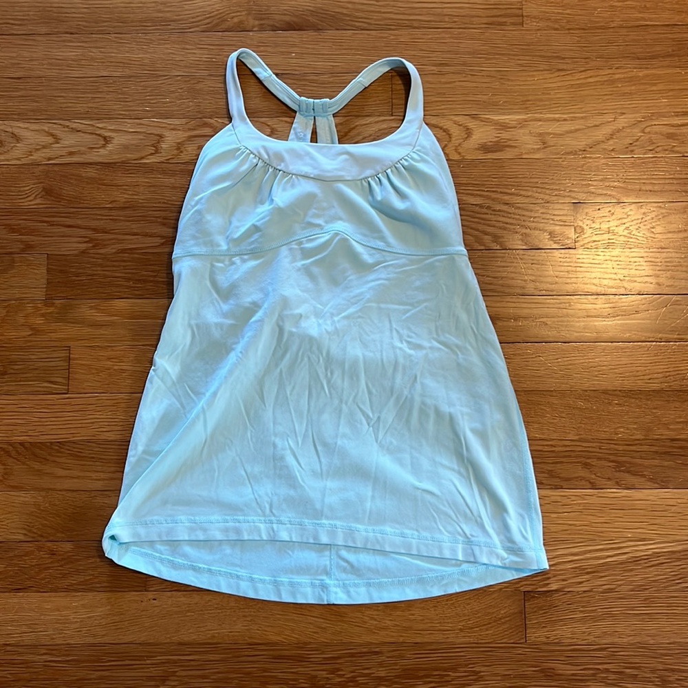 Mint blue Lulu lemon workout tank